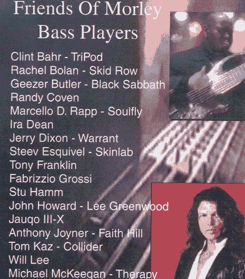 Morley Bass list with Clint Bahr first